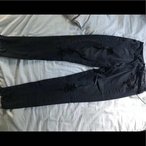 black ripped jeans - Picture 1 of 4